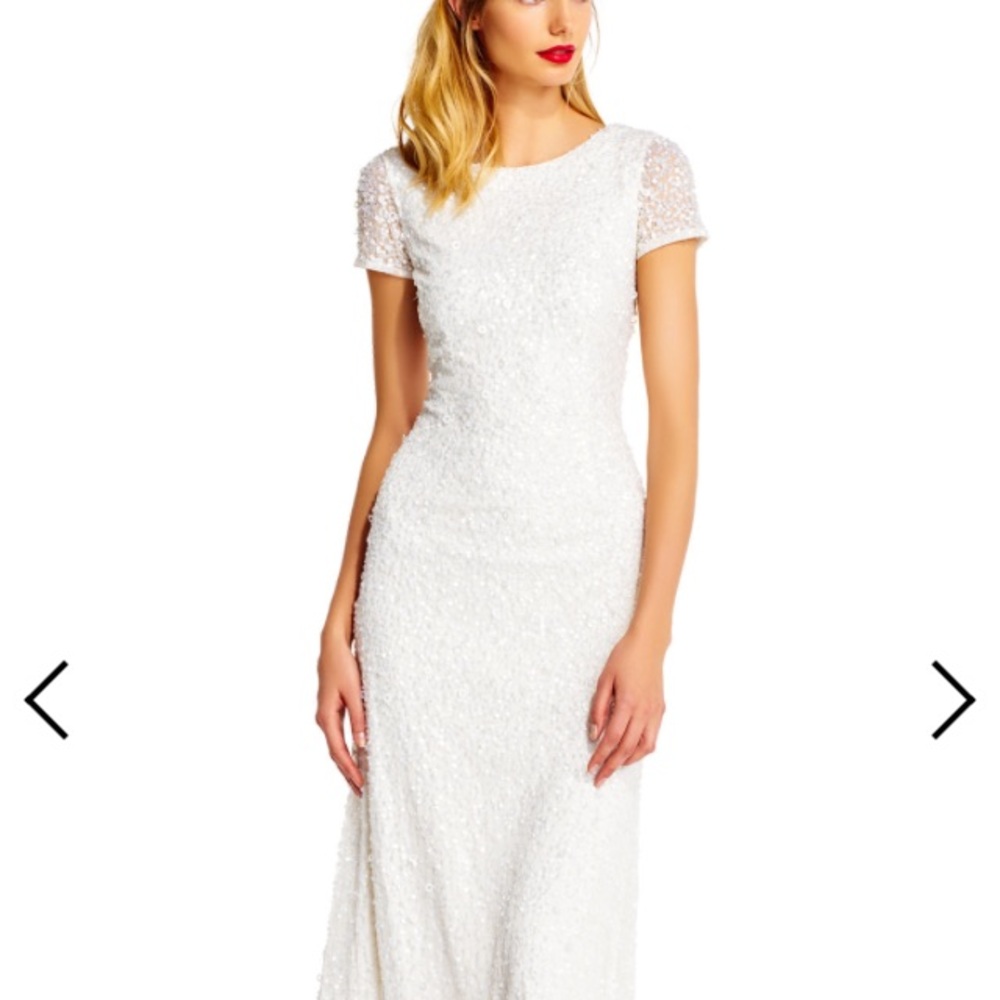 Adrianna Papell wedding dress